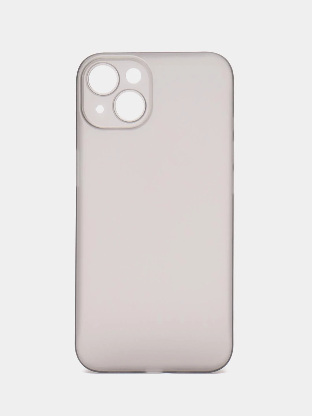 Серый ультратонкий чехол для iPhone 13, хрупкий, тонкий