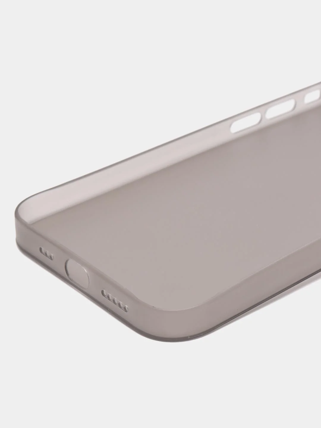 Серый ультратонкий чехол для iPhone 13, хрупкий, тонкий