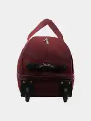 Бордовый дорожная сумка на колесах К-08