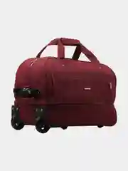 Бордовый дорожная сумка на колесах К-08