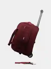 Бордовый дорожная сумка на колесах К-08