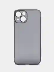 Тёмно-серый ультратонкий чехол для iPhone 14, хрупкий, тонкий