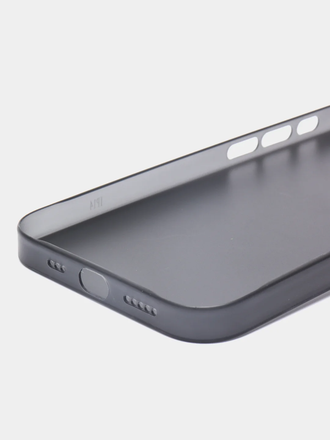 Тёмно-серый ультратонкий чехол для iPhone 14, хрупкий, тонкий