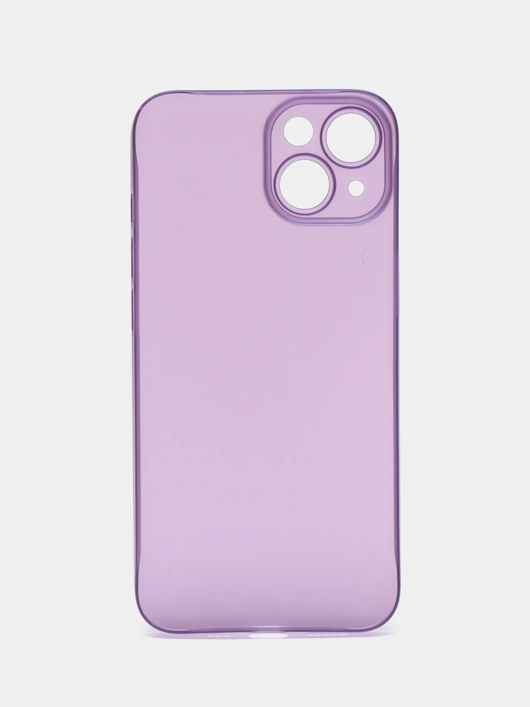 Фиолетовый ультратонкий чехол для iPhone 14, хрупкий, тонкий
