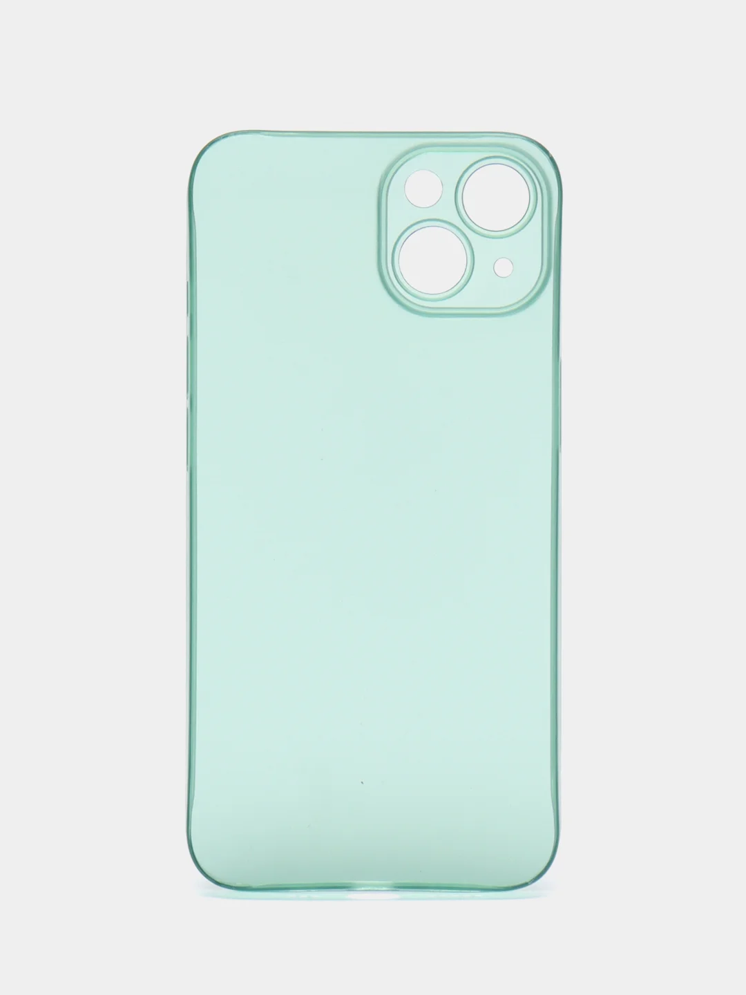Зеленый ультратонкий чехол для iPhone 13, хрупкий, тонкий