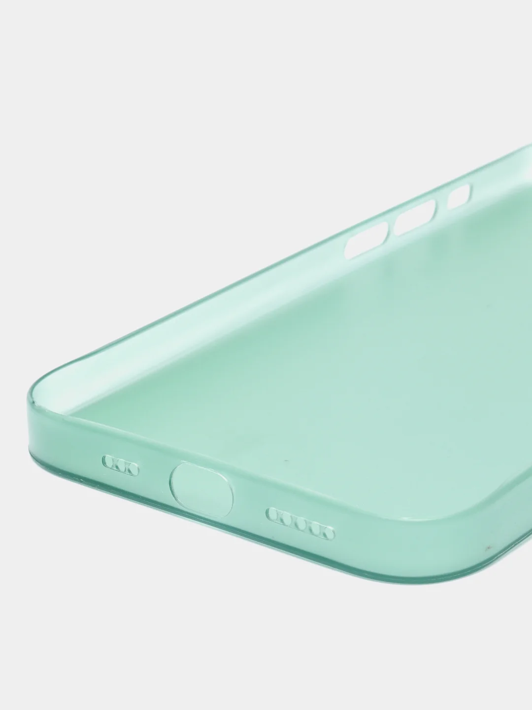 Зеленый ультратонкий чехол для iPhone 13, хрупкий, тонкий