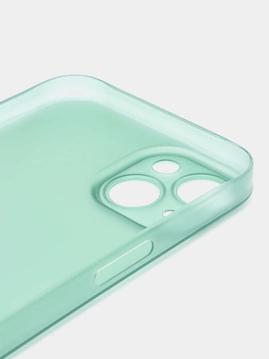 Зеленый ультратонкий чехол для iPhone 13, хрупкий, тонкий