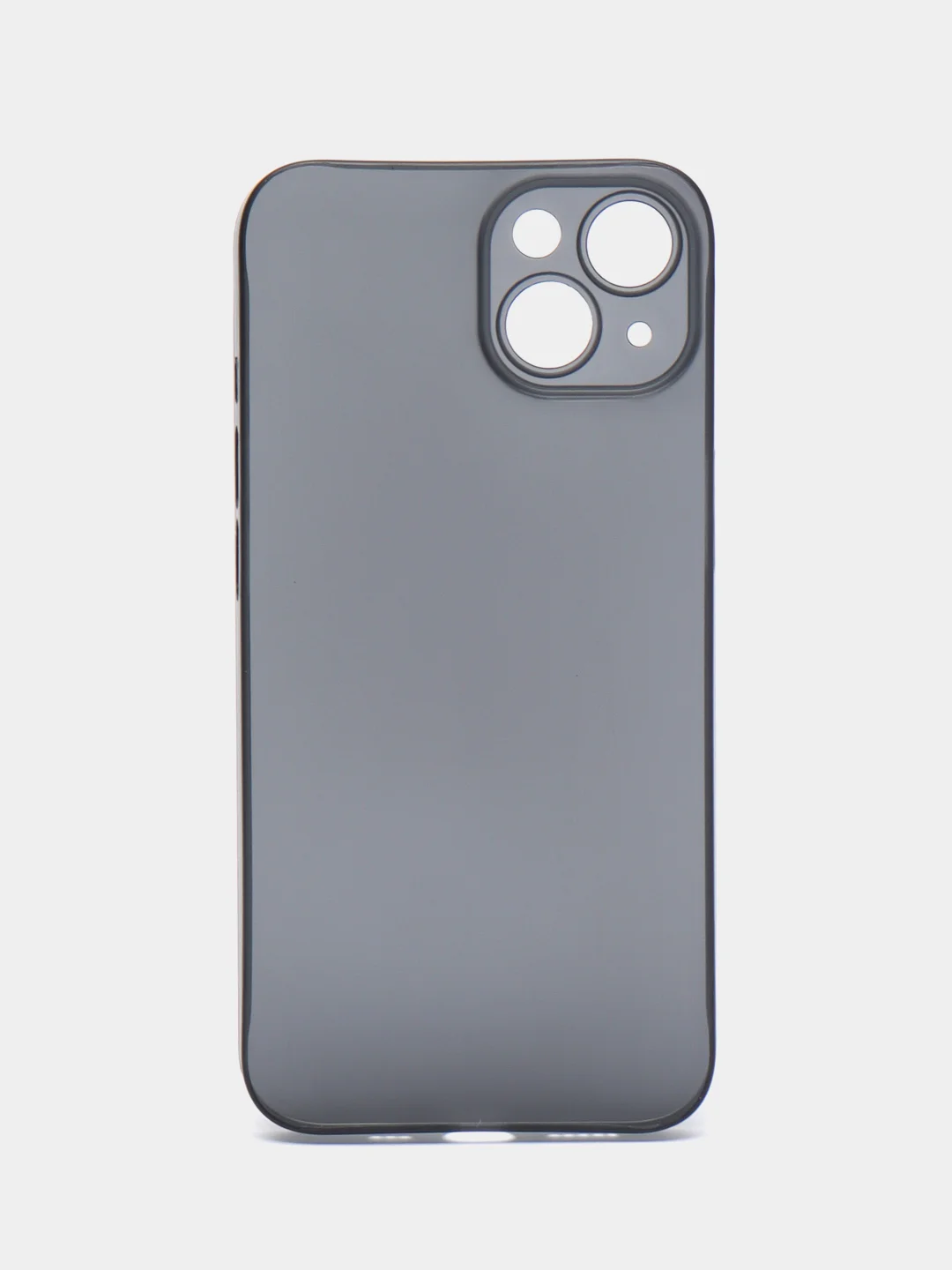 Тёмно-серый ультратонкий чехол для iPhone 13, хрупкий, тонкий
