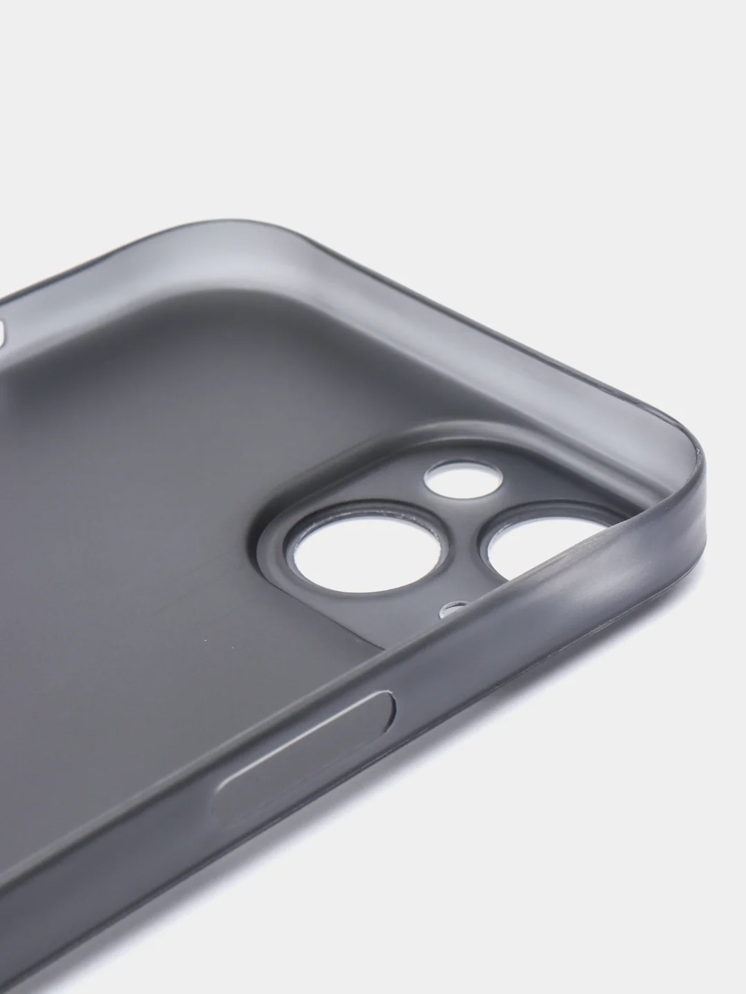 Тёмно-серый ультратонкий чехол для iPhone 13, хрупкий, тонкий
