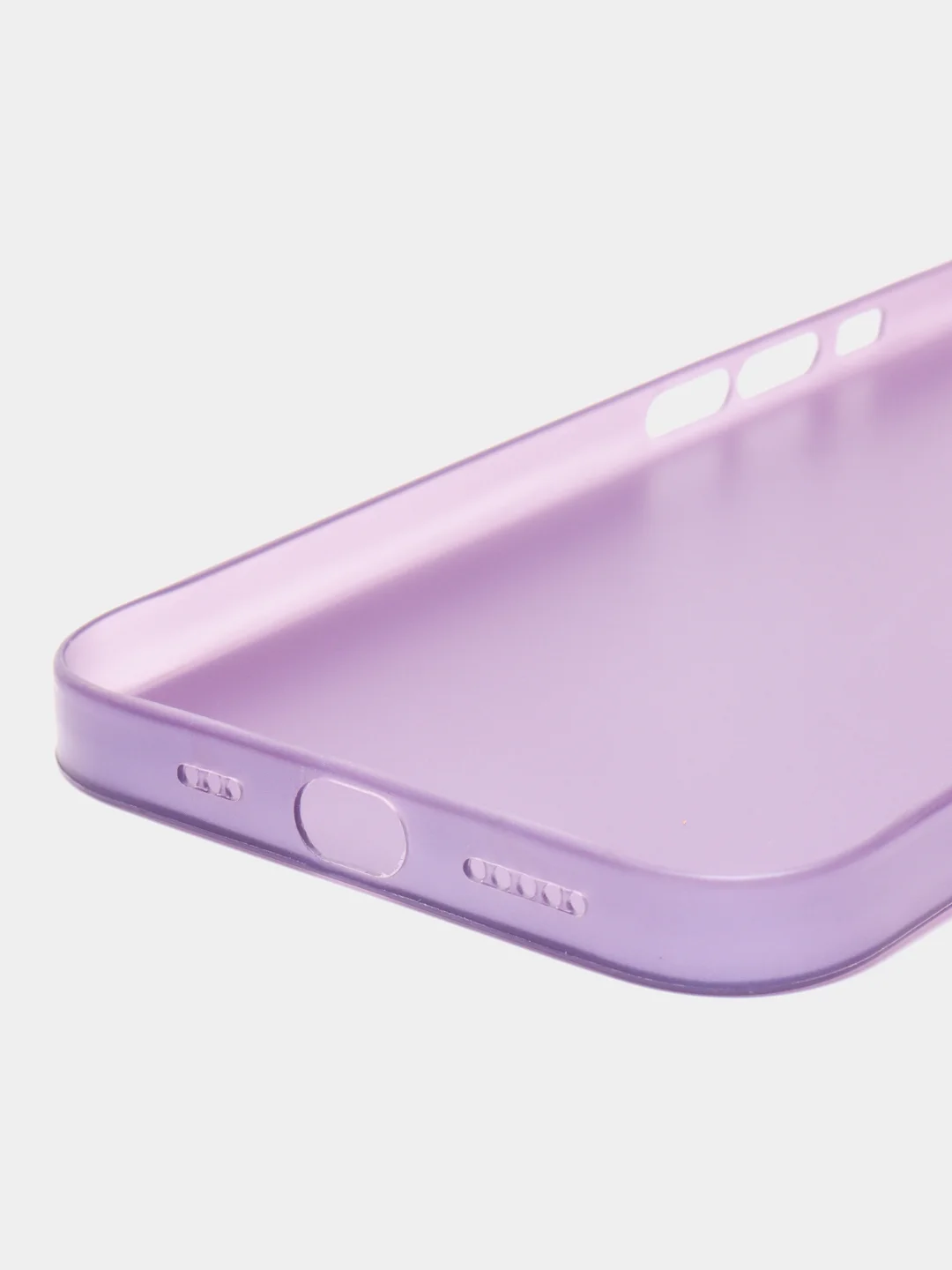 Фиолетовый ультратонкий чехол для iPhone 13, хрупкий, тонкий