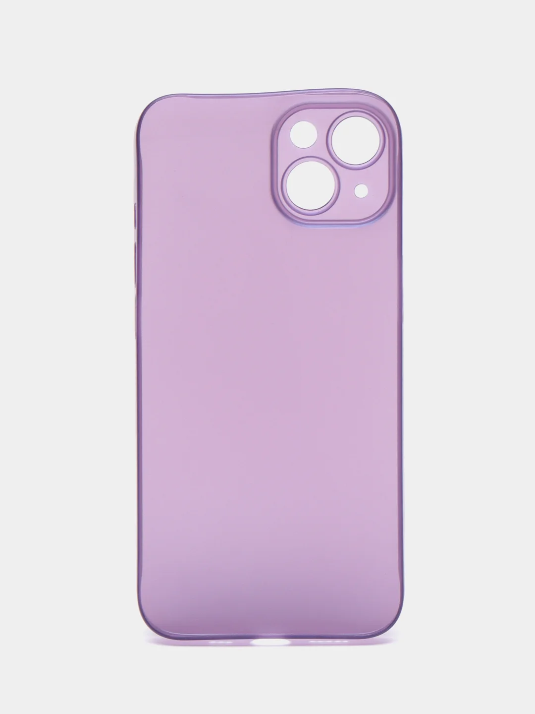Фиолетовый ультратонкий чехол для iPhone 13, хрупкий, тонкий