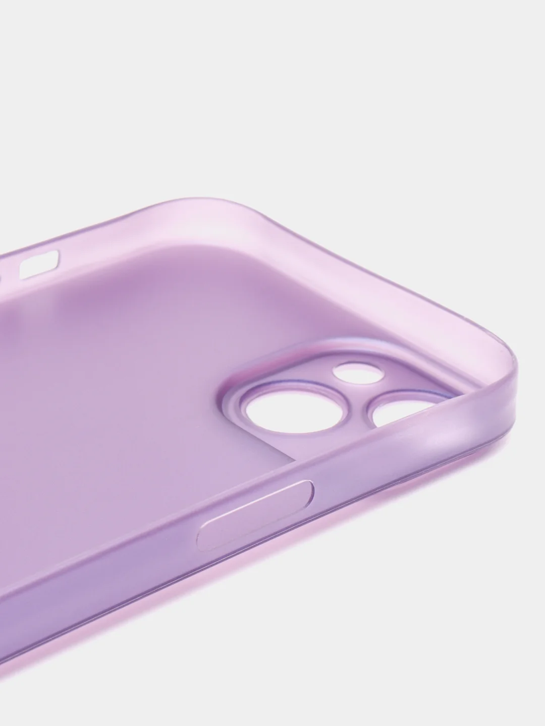Фиолетовый ультратонкий чехол для iPhone 13, хрупкий, тонкий