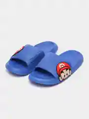 Синий шлепанцы мужские