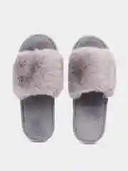 Серый тапочки женские домашние, Lion
