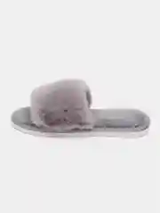 Серый тапочки женские домашние, Lion