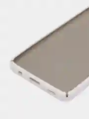 Белый чехол Накладка "Soft-touch" с перфорацией для Samsung A01 / A20 / A21S / A41 / A60 / A71 / A81 / A91