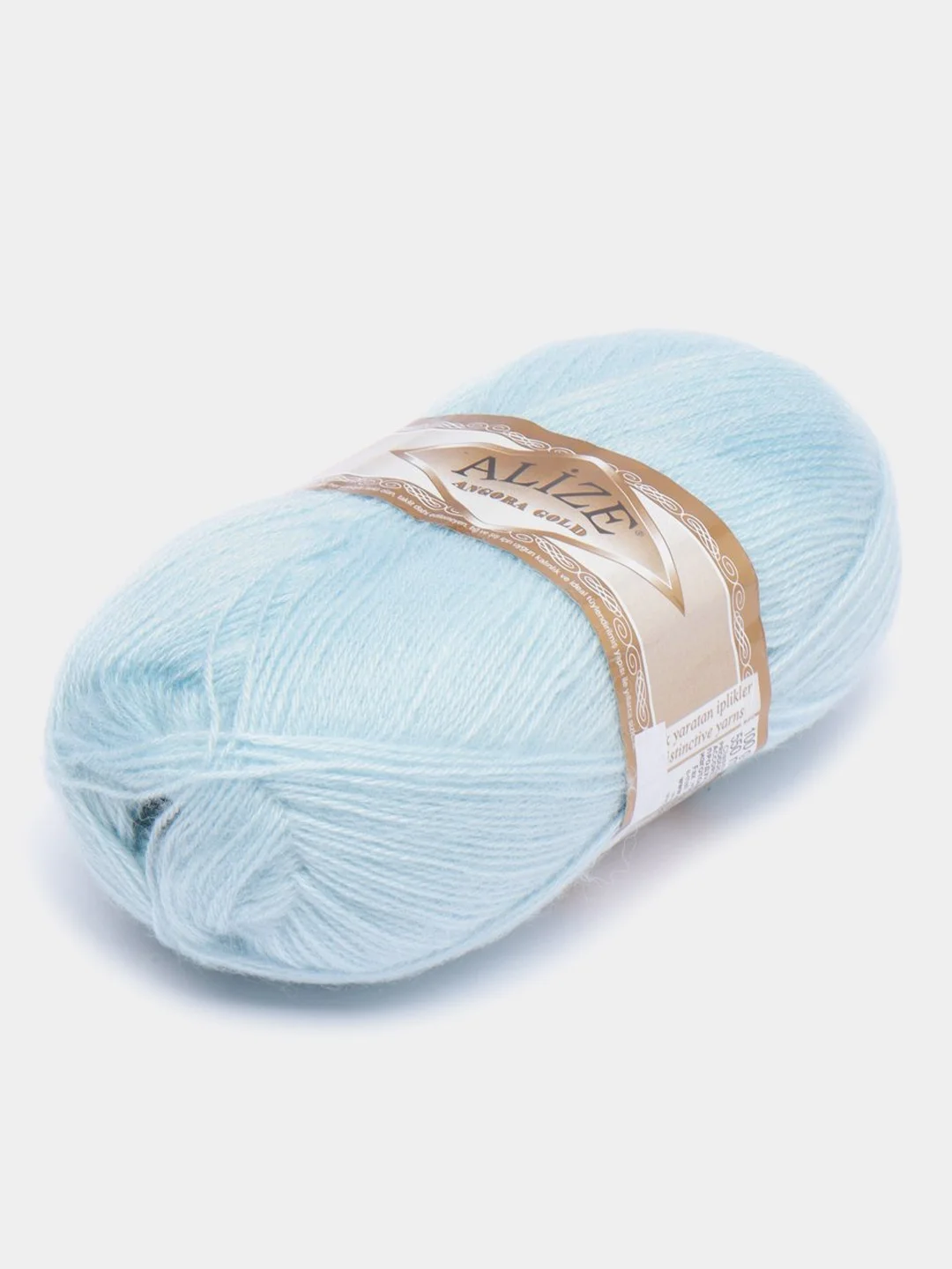 Лавандовый пряжа Alize "Angora Gold", 20% шерсть, 80% акрил, 100 г, 550 м, 1 штука
