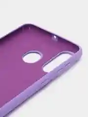 Лавандовый чехол Накладка "Soft-touch" с перфорацией для Samsung A01 / A20 / A21S / A41 / A60 / A71 / A81 / A91