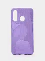 Лавандовый чехол Накладка "Soft-touch" с перфорацией для Samsung A01 / A20 / A21S / A41 / A60 / A71 / A81 / A91