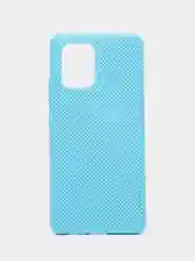 Лазурный чехол Накладка "Soft-touch" с перфорацией для Samsung A01 / A20 / A21S / A41 / A60 / A71 / A81 / A91
