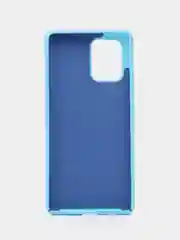 Лазурный чехол Накладка "Soft-touch" с перфорацией для Samsung A01 / A20 / A21S / A41 / A60 / A71 / A81 / A91