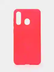 Фуксия чехол Накладка "Soft-touch" с перфорацией для Samsung A01 / A20 / A21S / A41 / A60 / A71 / A81 / A91