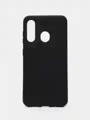 Черный чехол Накладка "Soft-touch" с перфорацией для Samsung A01 / A20 / A21S / A41 / A60 / A71 / A81 / A91