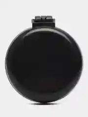 Расческа для волос с зеркальцем, черная