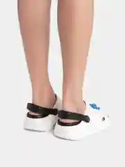 Белый сабо женские с джибитсами, тапочки