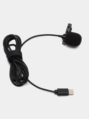 Микрофон петличный KM-003 для качественной записи, Type-C