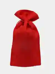 Красный мешок подарочный