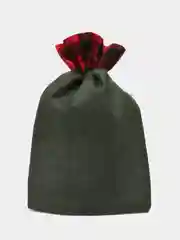 Оливковый мешок подарочный