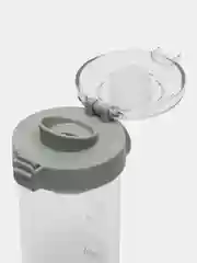 Серый спортивная туристическая бутылка для воды, 360 мл
