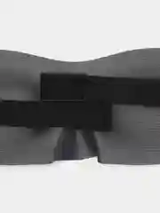 Серый маска для сна, 3D, на резинке