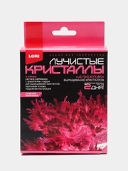 Опыты набор для выращивания "Лучистые кристаллы Малиновый кристалл"