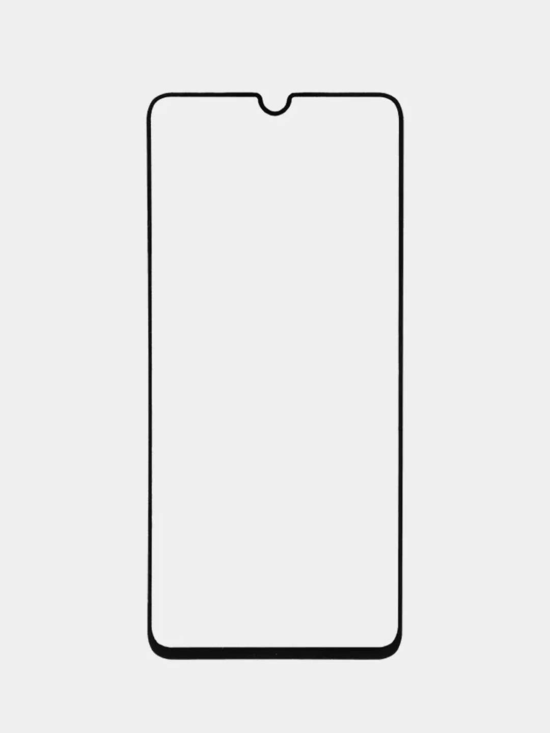 Защитное стекло КАРТОФАН для Infinix Note 11 с олеофобным покрытием и черной рамкой