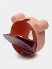 Тёмно-бордовый мыльница настенная для ванной со сливом, черная и красная