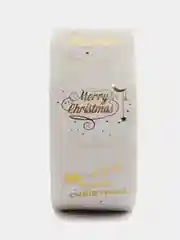 Белый наклейки новогодние, в рулоне Merry Christmas, 500 штук, 2.5 см