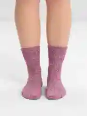 Зеленый носки шерстяные, новогодние, зимние, женские
