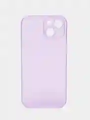 Сиреневый ультратонкий чехол для iPhone 15, хрупкий, тонкий