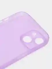 Сиреневый ультратонкий чехол для iPhone 15, хрупкий, тонкий