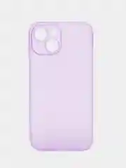 Сиреневый ультратонкий чехол для iPhone 15, хрупкий, тонкий