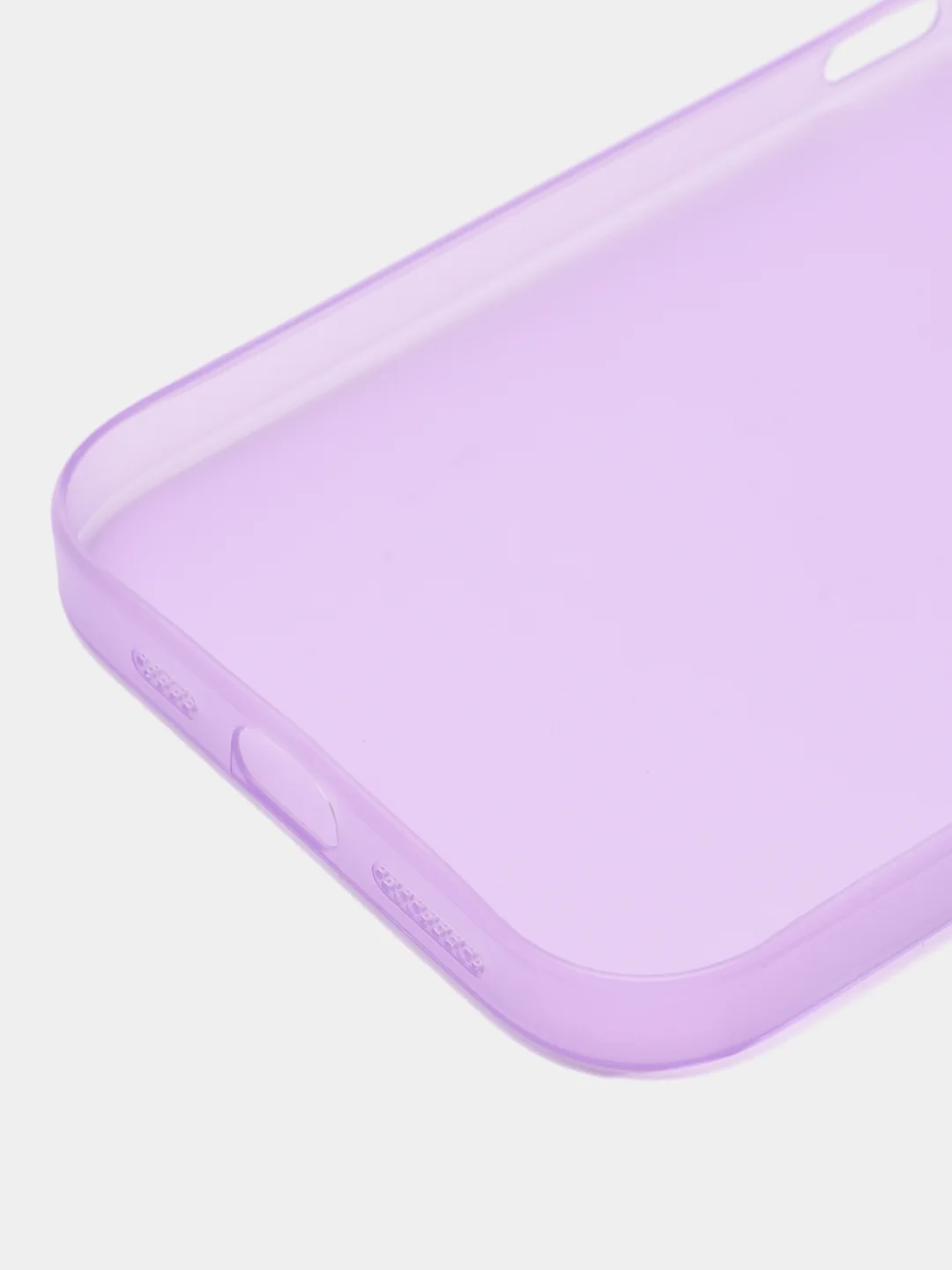 Сиреневый ультратонкий чехол для iPhone 15, хрупкий, тонкий