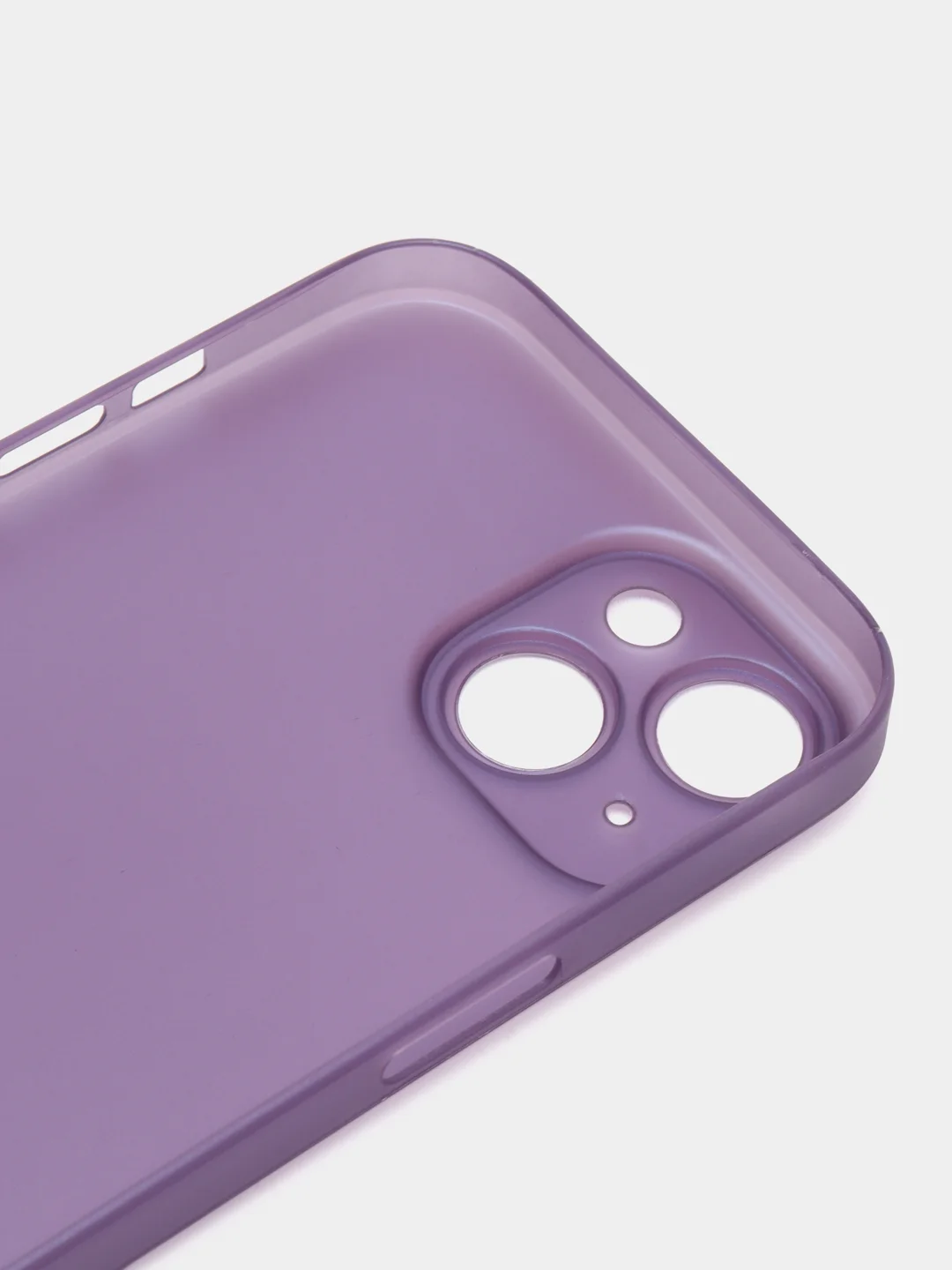 Тёмно-серый ультратонкий чехол для iPhone 15, хрупкий, тонкий