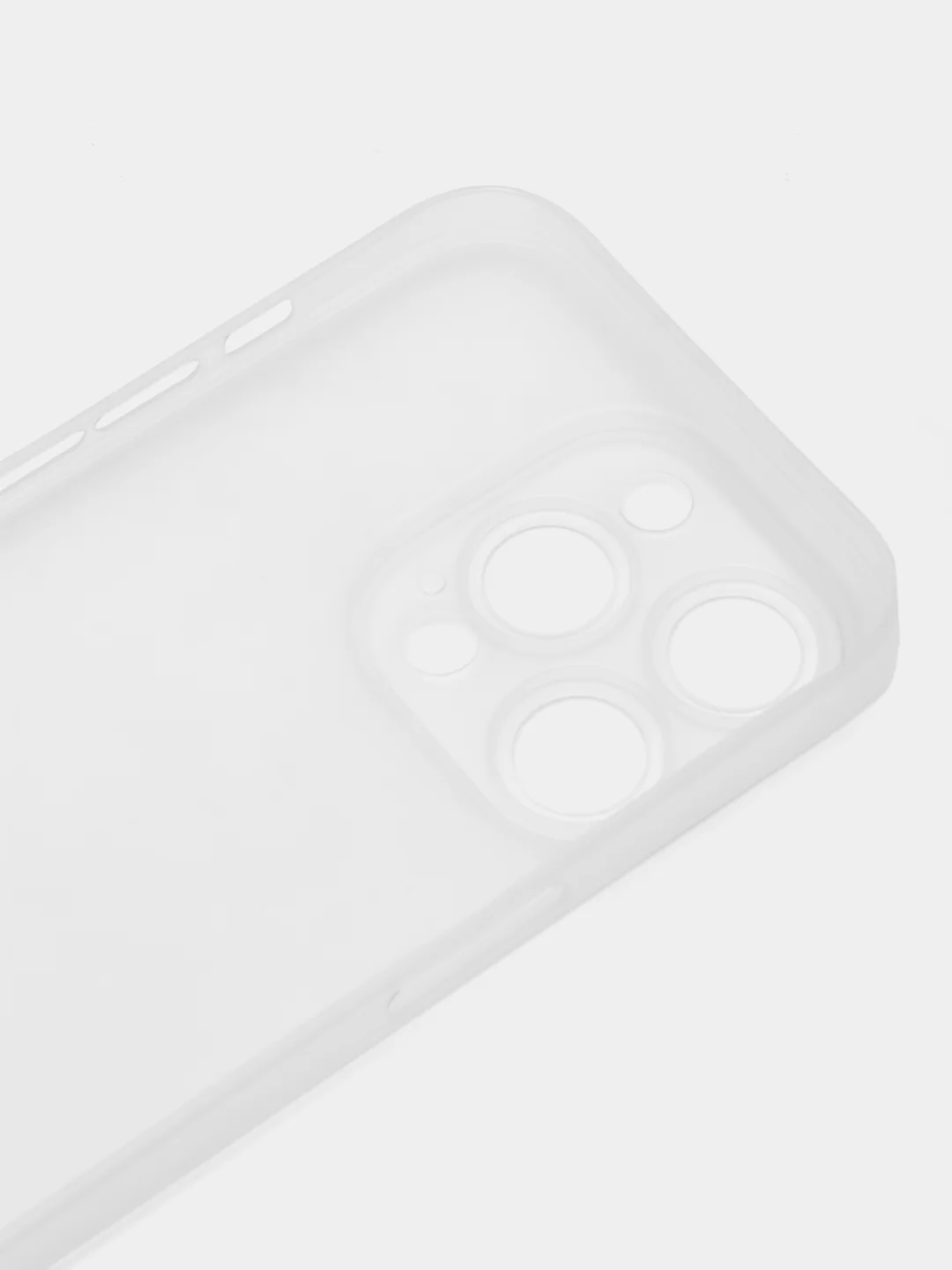 Белый ультратонкий чехол для iPhone 15 Pro, хрупкий тонкий