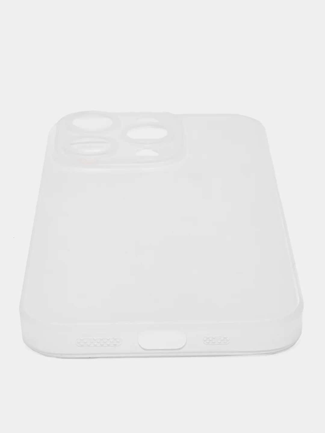 Белый ультратонкий чехол для iPhone 15 Pro, хрупкий тонкий