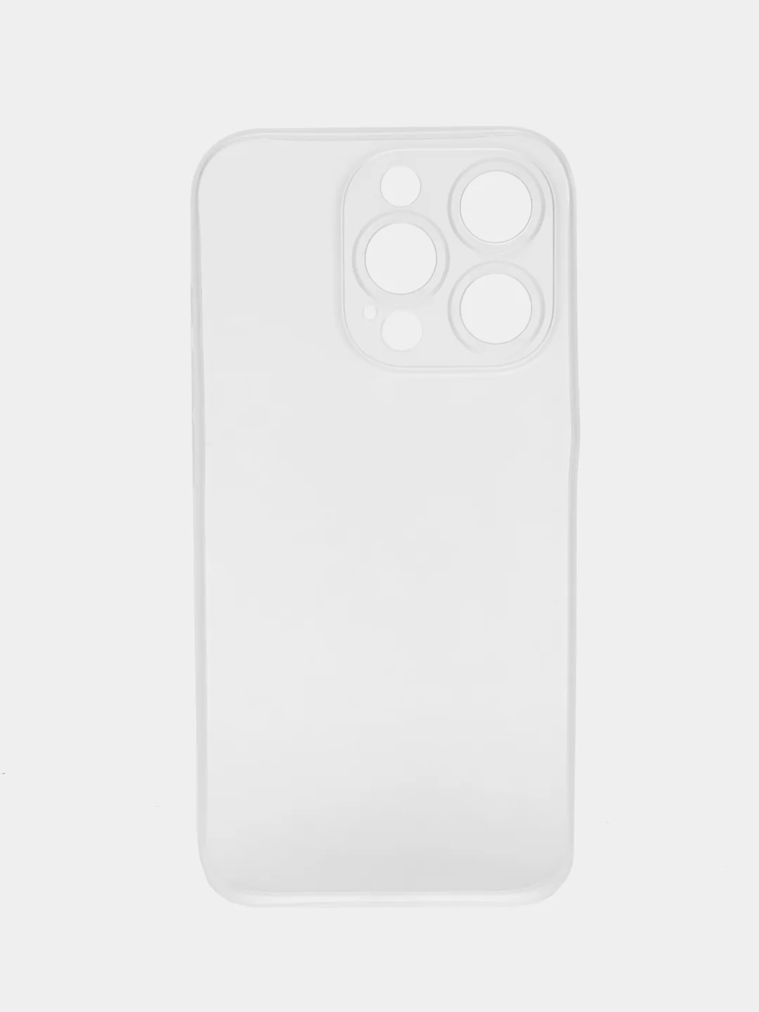 Белый ультратонкий чехол для iPhone 15 Pro, хрупкий тонкий