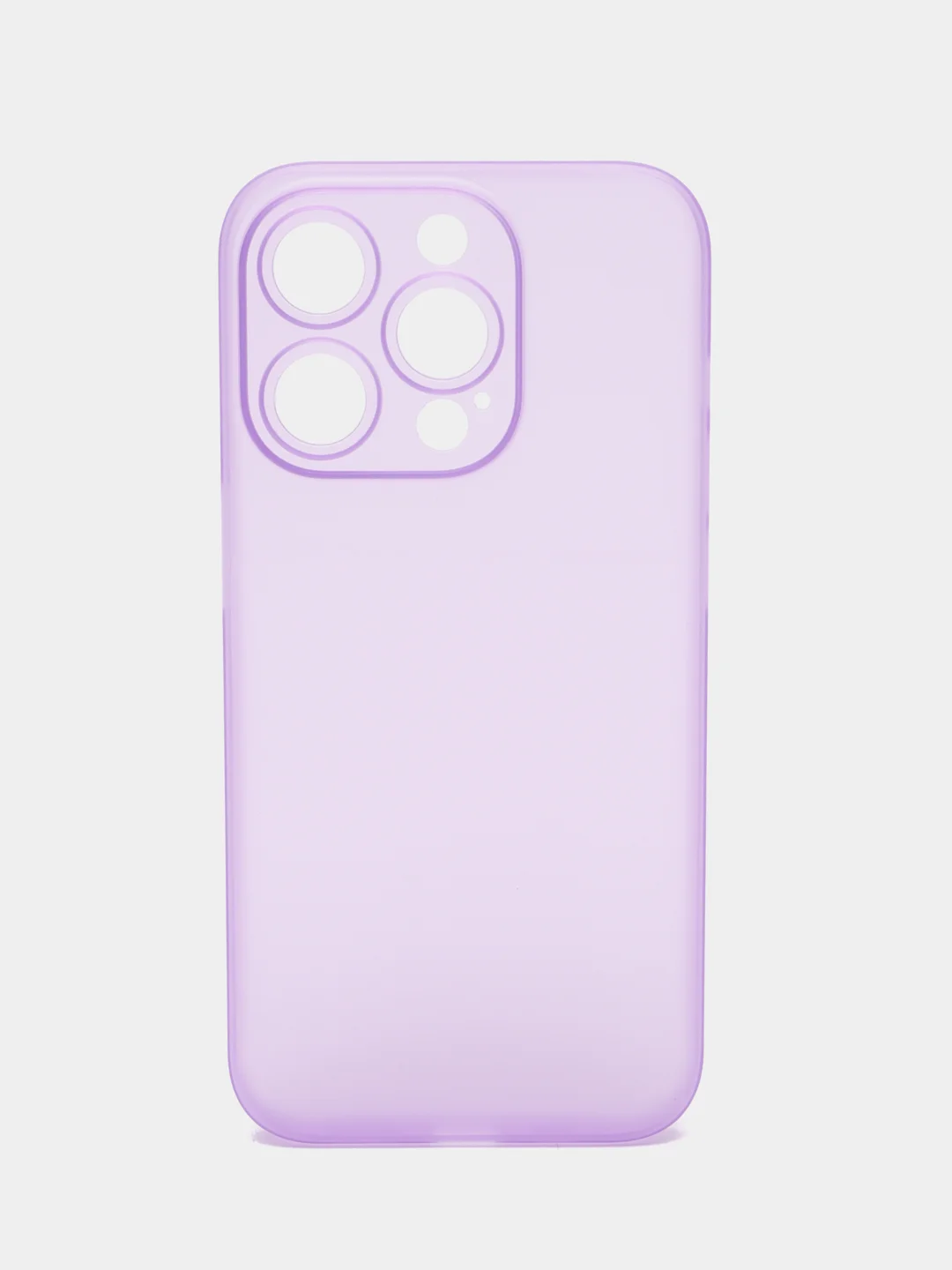 Сиреневый ультратонкий чехол для iPhone 15 Pro, хрупкий тонкий