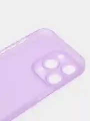 Сиреневый ультратонкий чехол для iPhone 15 Pro, хрупкий тонкий