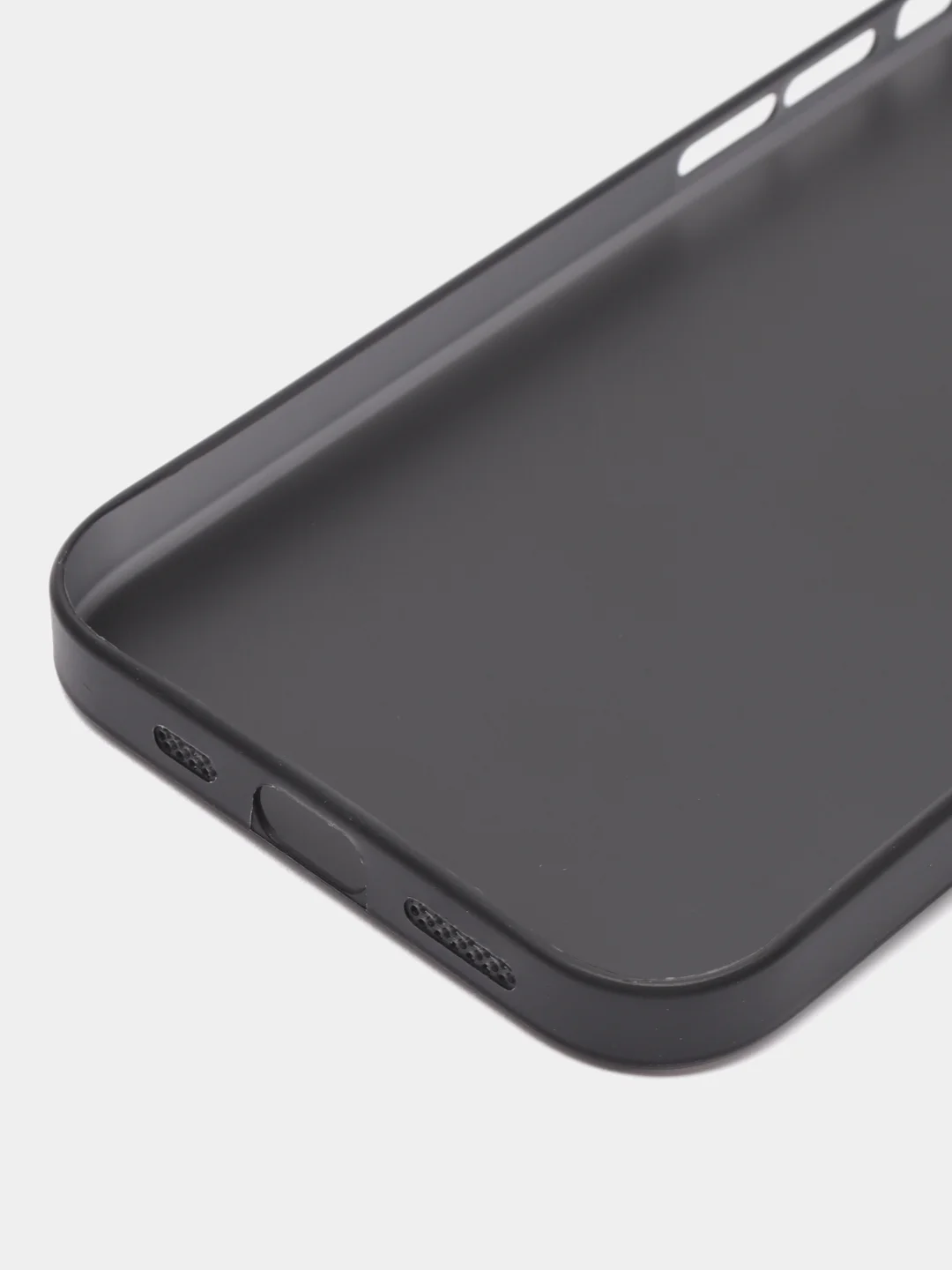 Тёмно-серый ультратонкий чехол для iPhone 15 Pro, хрупкий тонкий